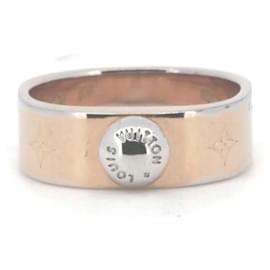 Louis Vuitton-Louis Vuitton Nanogram Ring Metallring M00210  in guter Kondition-Andere