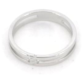 Gucci-Gucci K18WG Infinity Ring 16 Size in Great Condition-Silvery