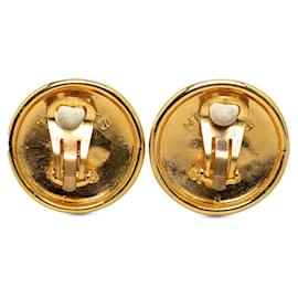 Hermès-Hermes Pegasus Gold Plated Earrings in Very Good Condition-Golden