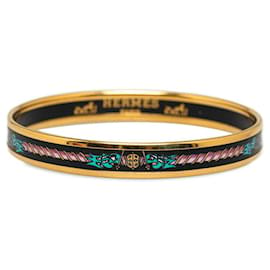 Hermès-Brazalete de esmalte estrecho Hermes Brazalete de esmalte en buen estado-Otro