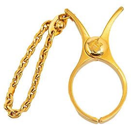 Hermès Accessorio porta guanti Hermes Filet D'oro