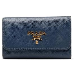 Prada-Saffiano leather 6 key holder 1PG222-Other