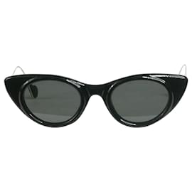 Moncler-Occhiali da sole cat eye nero-Nero