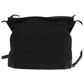 Gucci-Bolsa de ombro GUCCI Web Sherry Line GG em lona Preto Vermelho Verde 308930 Ep de autenticação3802-Preto,Vermelho,Verde