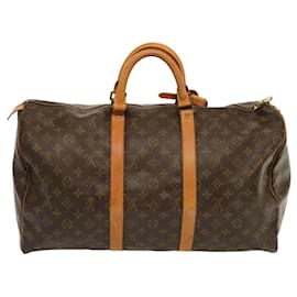 Louis Vuitton-Louis Vuitton-Monogramm Keepall 50 Boston Bag M.41426 LV Auth 69767-Monogramm