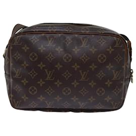 Louis Vuitton-LOUIS VUITTON Monogram Reporter PM Shoulder Bag M45254 LV Auth 70068-Monogram