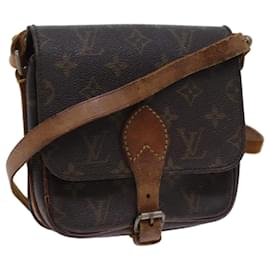 Louis Vuitton-LOUIS VUITTON Monogram Cartouchiere PM Shoulder Bag Vintage M51254 Auth yk11403-Monogram