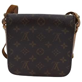 Louis Vuitton-LOUIS VUITTON Monogram Cartouchiere PM Shoulder Bag Vintage M51254 Auth yk11403-Monogram