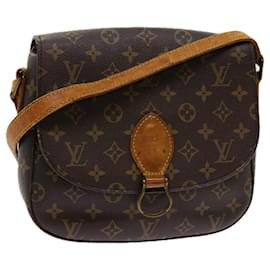 Louis Vuitton-LOUIS VUITTON Monogram Saint Cloud GM Shoulder Bag M51242 LV Auth 69869-Monogram