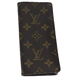 Louis Vuitton-Estojo para óculos LOUIS VUITTON Monogram Etui Lunette Simples M62962 LV Auth th4714-Monograma