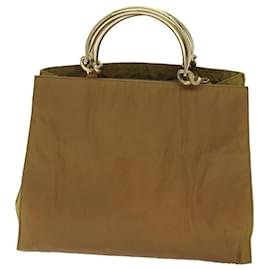 Prada-PRADA Hand Bag Nylon Brown Auth bs13204-Brown