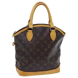 Louis Vuitton-LOUIS VUITTON Monogram Lockit Hand Bag M40102 LV Auth yk11375-Monogram