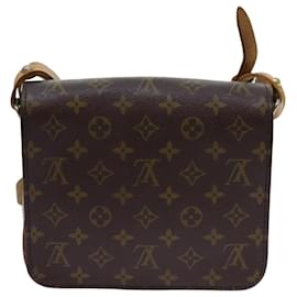 Louis Vuitton-LOUIS VUITTON Monogram Cartouchiere MM Shoulder Bag Vintage M51253 Auth ar11590b-Monogram