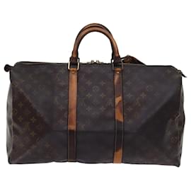 Louis Vuitton-Louis Vuitton-Monogramm Keepall 50 Boston Bag M.41426 LV Auth 69911-Monogramm