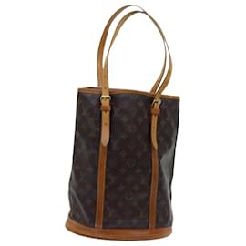 Louis Vuitton-LOUIS VUITTON Monogram Bucket GM Shoulder Bag M42236 LV Auth 68863-Monogram