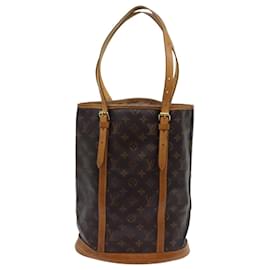 Louis Vuitton-LOUIS VUITTON Monogram Bucket GM Shoulder Bag M42236 LV Auth 68863-Monogram
