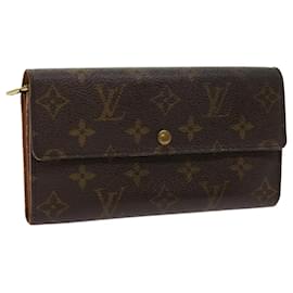 Louis Vuitton-LOUIS VUITTON Monogram Pochette Porte Monnaie Credit Wallet M61725 auth 69794-Monogram