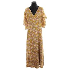 Antik Batik-vestido de algodão-Multicor