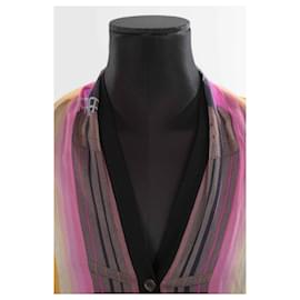 Hermès-Tunique en soie-Multicolore