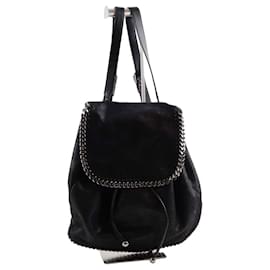 Stella Mc Cartney-Vegetable leather backpack-Black