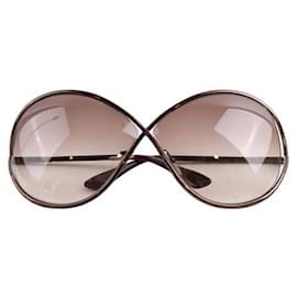 Tom Ford-Braune Sonnenbrille-Braun