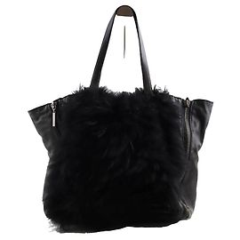 Hôtel Particulier Borsa a spalla in pelle Nero