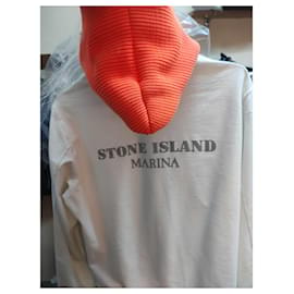 Stone Island-Pulls, gilets homme-Blanc
