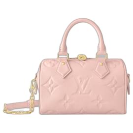 Louis Vuitton-LV Speedy 20 bandouliere rosa-Rosa