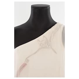 Azzaro-Vestito di seta-Beige