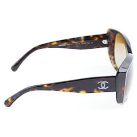 Chanel-Gafas de sol marrones-Castaño