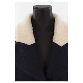 Carven-Wool coat-Navy blue