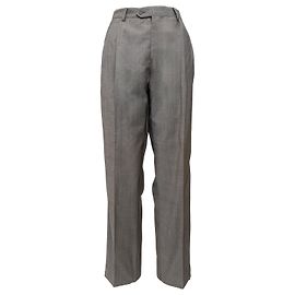 Valentino Super 120's Tailored Pants Grey