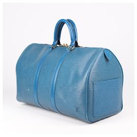 Louis Vuitton-Portaoggetti in pelle Epi blu Louis Vuitton Toledo 45 M42975-Blu