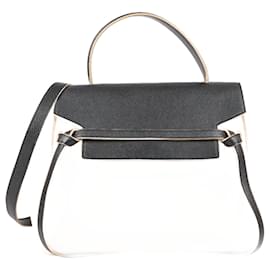 Céline-CELINE Smooth calf leather Mini Bi-Color Belt Bag Beige-Beige