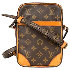 Louis Vuitton-Louis Vuitton Canvas Monogramm Danube Umhängetasche-Braun