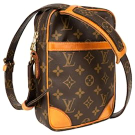 Louis Vuitton-Louis Vuitton Canvas Monogramm Danube Umhängetasche-Braun