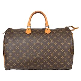 Louis Vuitton-Louis Vuitton Canvas Monogram Speedy 40 handbag-Brown