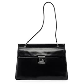 Gucci-GUCCI Bags Leather Black jackie-Black