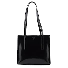 Prada-PRADA Totes patent leather Brown re-edition 1995-Brown