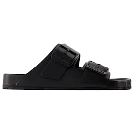 Balenciaga-Sunday Sandals - Balenciaga - Leather - Black-Black