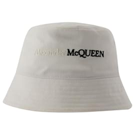 Alexander Mcqueen-Gorra Bic con logo clásico - Alexander McQueen - Algodón - Blanco-Blanco