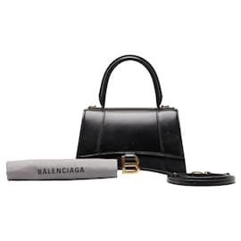 Balenciaga-Balenciaga Leather Hourglass Bag  Leather Handbag 593546 in Fair condition-Other