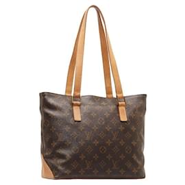 Louis Vuitton-Louis Vuitton Bolso tote de lona con monograma Cabas Piano M51148 en buen estado-Otro