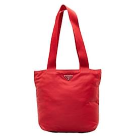 Prada-Prada Tessuto Tote Bag Canvas Handbag B5880 in Good condition-Other