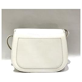 Tod's-Leather Crossbody Bag  in Very Good Condition-White