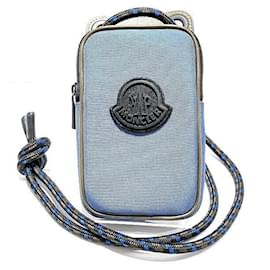 Moncler-Moncler Nylon Phone Bag Sac à bandoulière en toile en excellent état-Autre