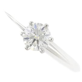 Tiffany & Co-Platin Solitaire Ring-Andere