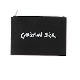 Dior-Clutch DIOR T.  Couro-Preto