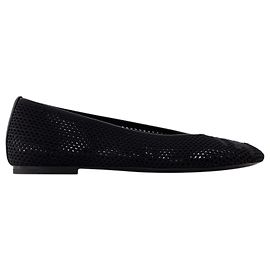 Ballerines - Burberry - Cuir - Noir Noir