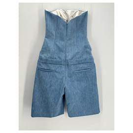 Autre Marque-ROWEN ROSE  Shorts T.fr 36 cotton-Blue